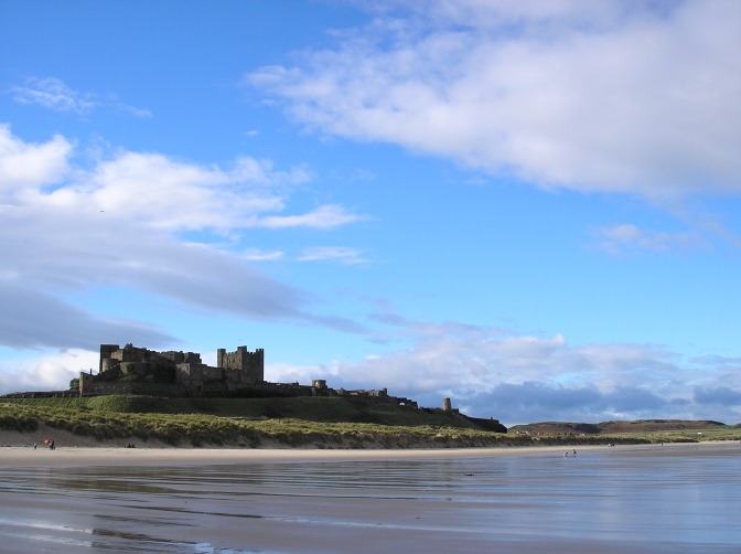 Bamburgh Castle from the beach Bamburgh Castle from the beach